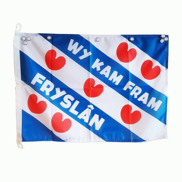 Wy kam fram Fryske flagge